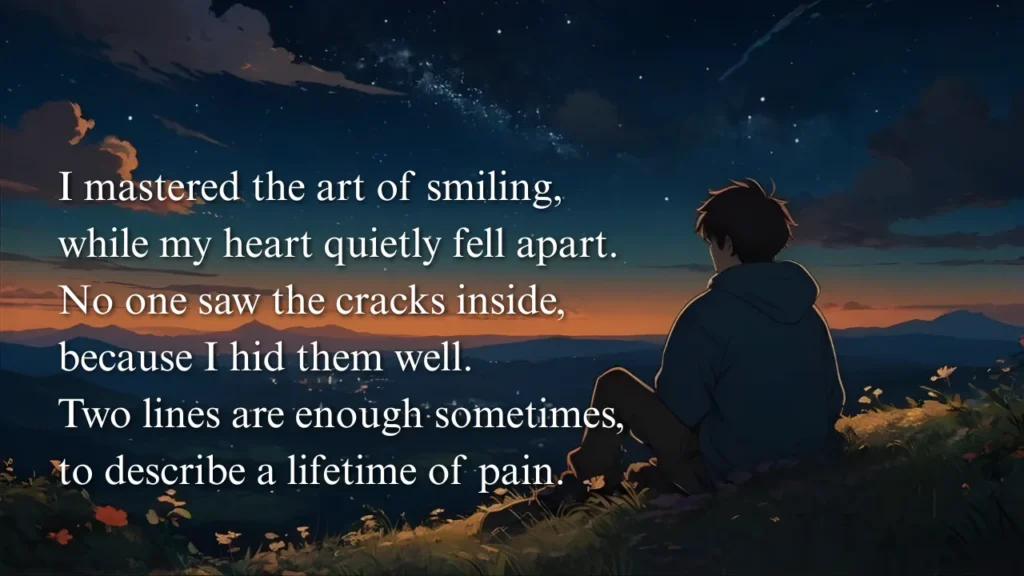 Sad Shayari in English 2 Lines