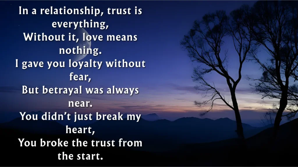 Trust Dhoka Status