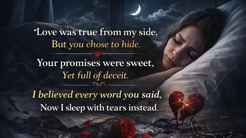 bewafa shayari english