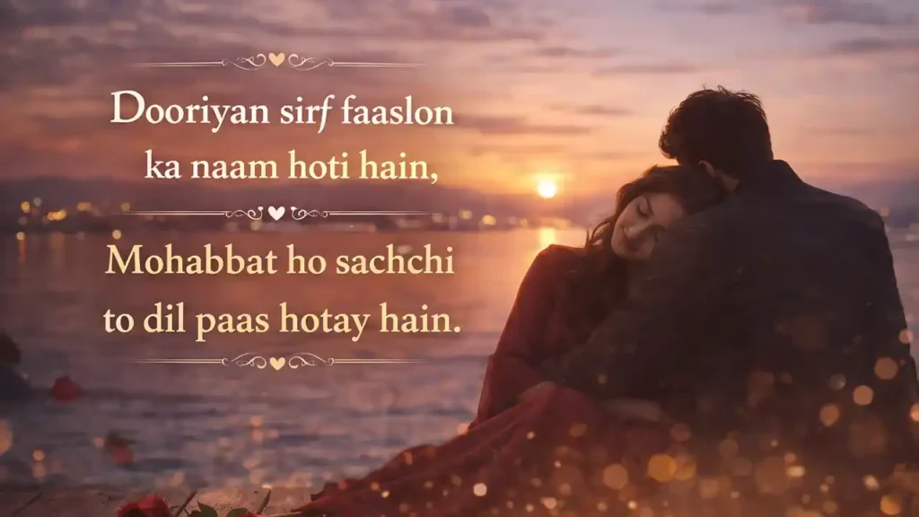 long distance shayari