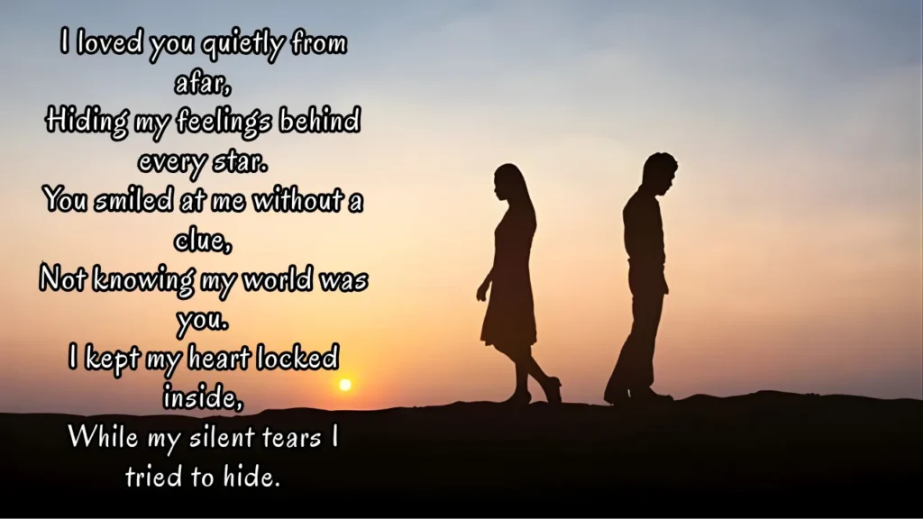 one sided love shayari in english
