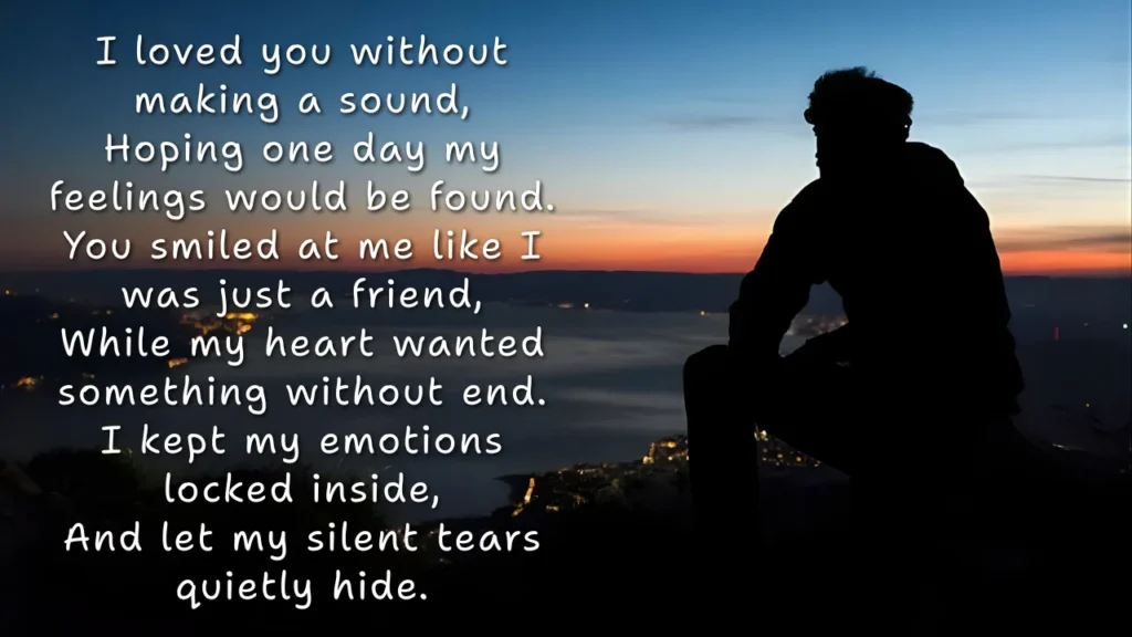 one sided love shayari in english