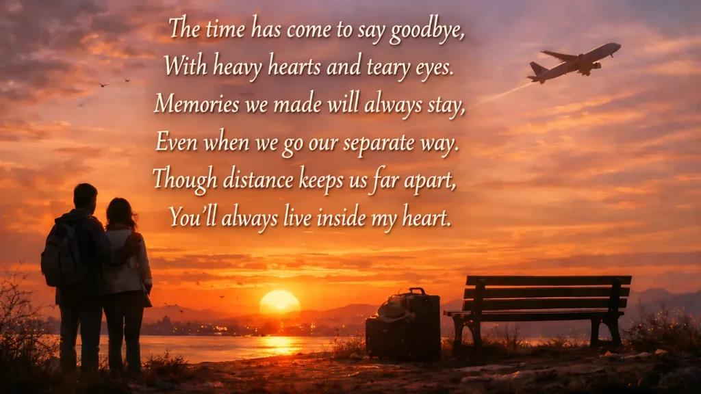 short farewell shayari in english
