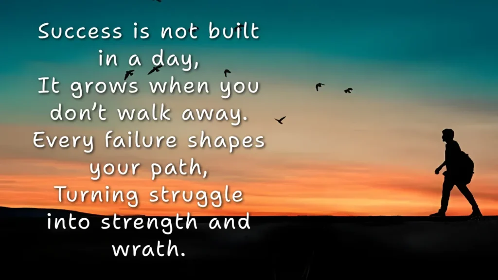 success motivational shayari in english