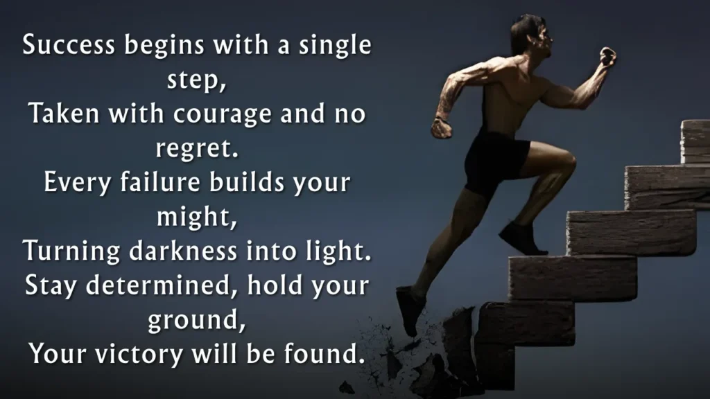 success motivational shayari in english