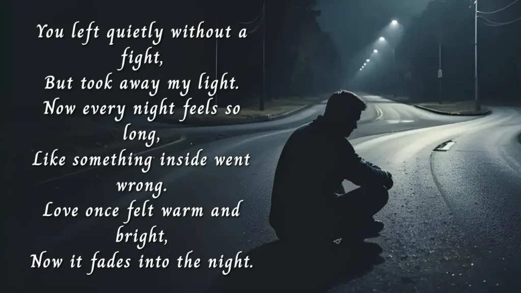 2 line breakup shayari in english