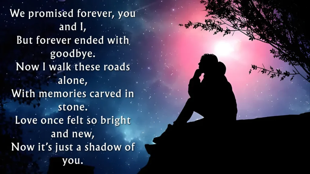 2 line breakup shayari in english
