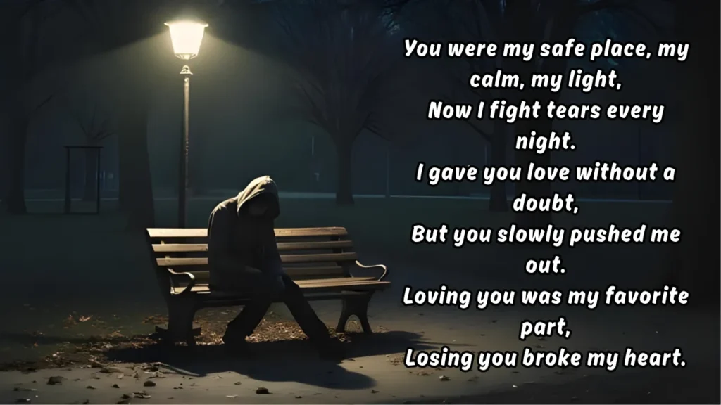 2 line breakup shayari in english