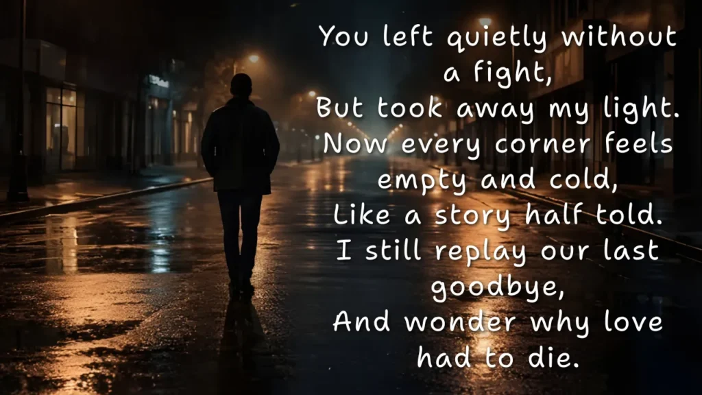 2 line breakup shayari in english