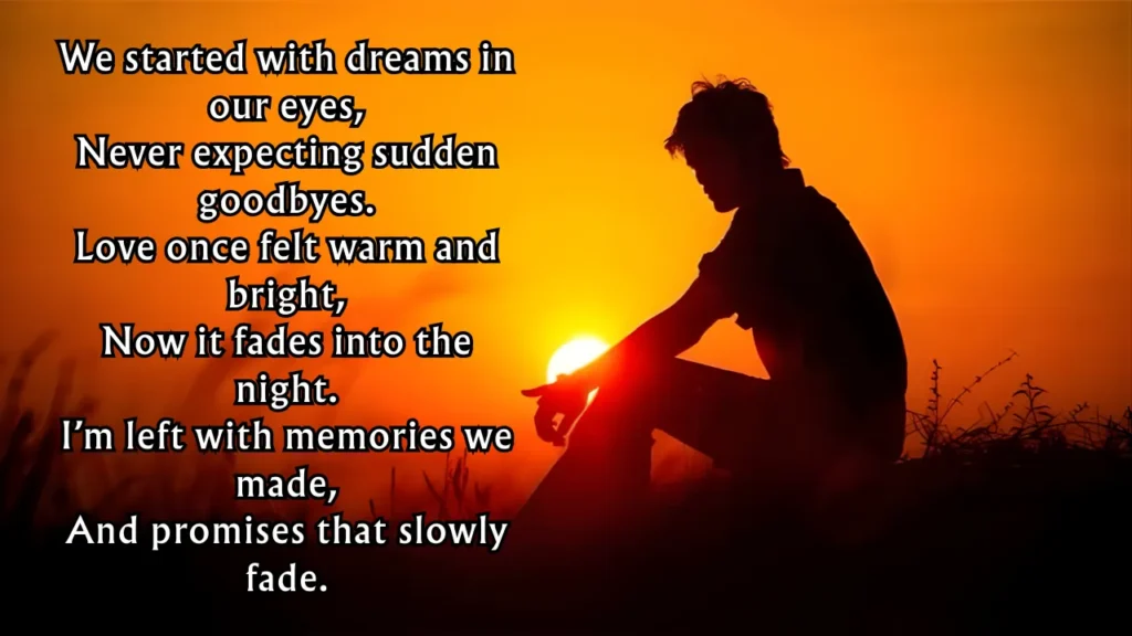 2 line breakup shayari in english