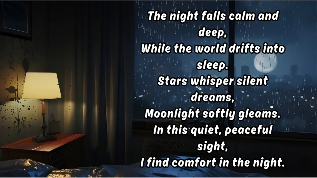 Heart touch good night shayari in english