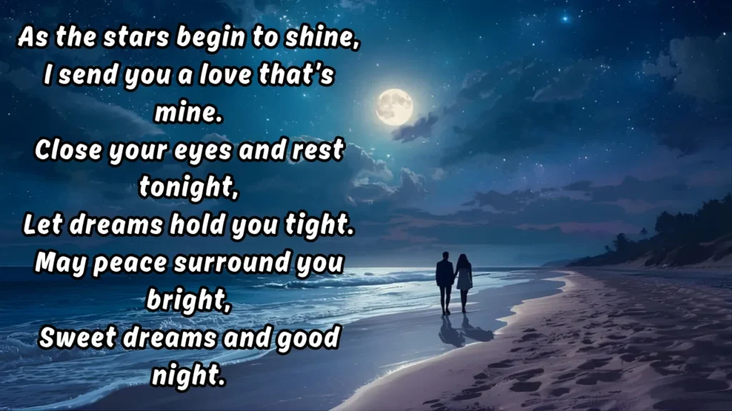 Heart touch good night shayari in english
