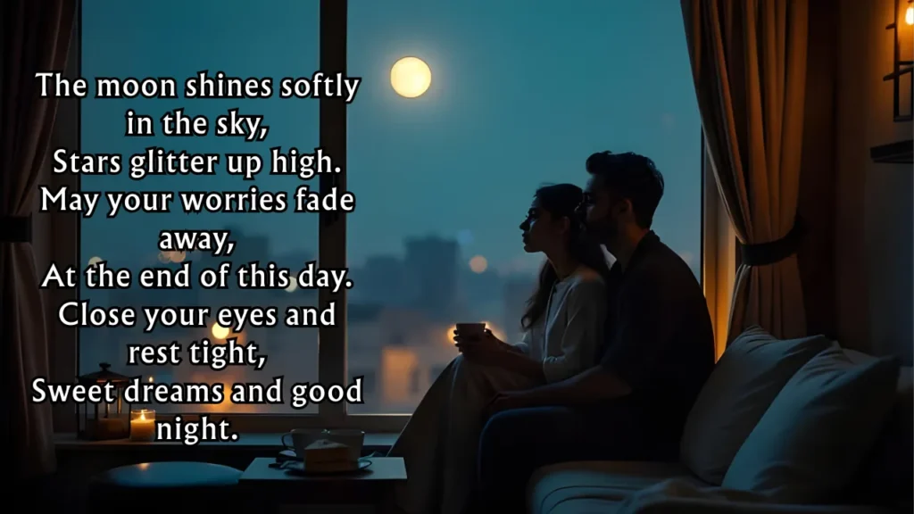 Heart touch good night shayari in english