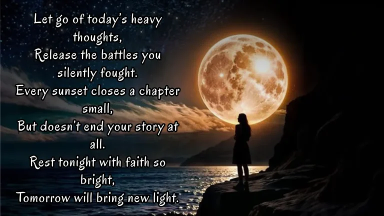 Heart touch good night shayari in english