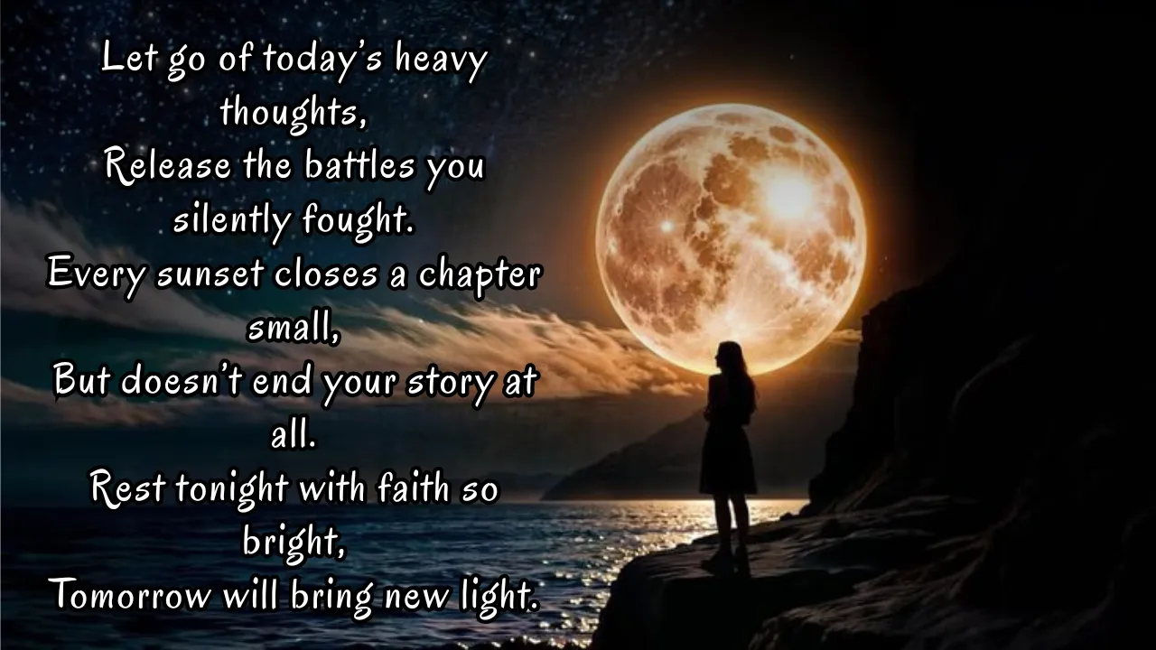 Heart touch good night shayari in english