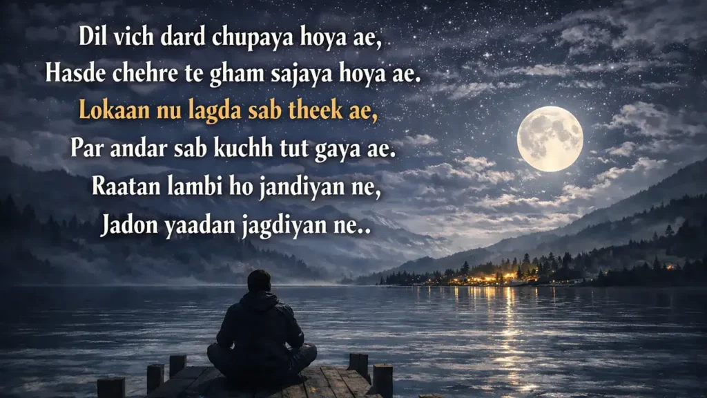kismat heart touch punjabi shayari