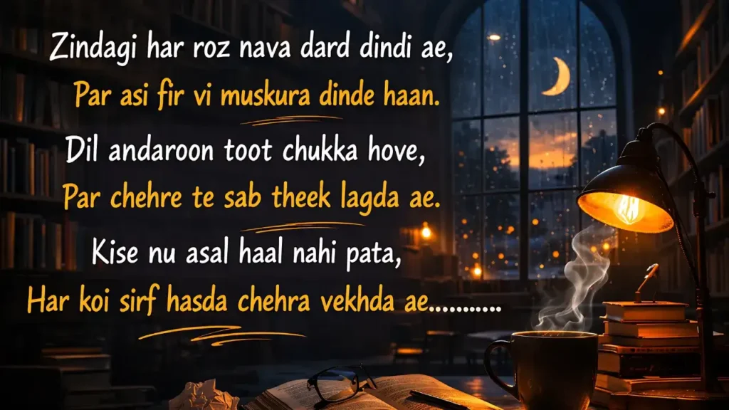 kismat heart touch punjabi shayari