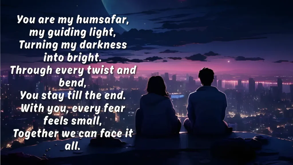 life partner shayari in english