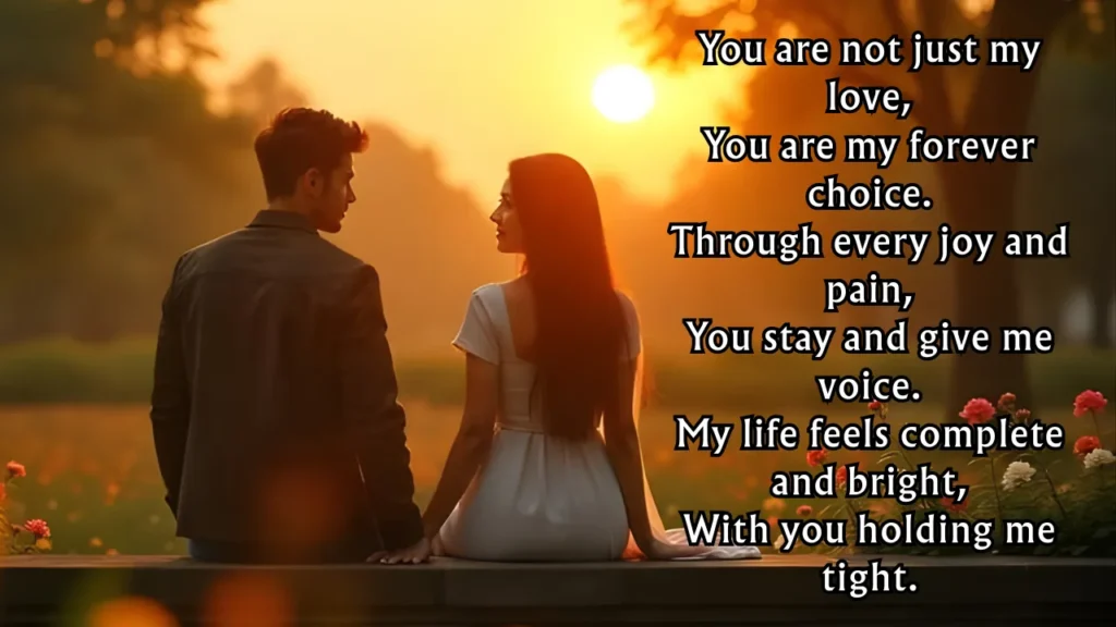 life partner shayari in english