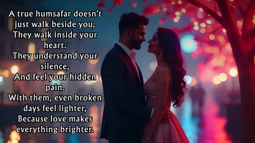 life partner shayari in english