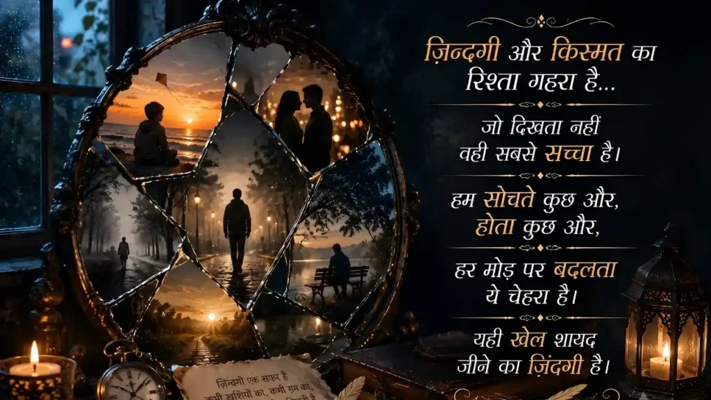 kismat life shayari